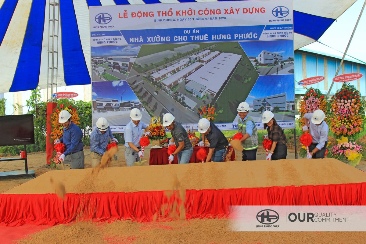 Dự án nhà xưởng cho thuê Hưng Phước Corp