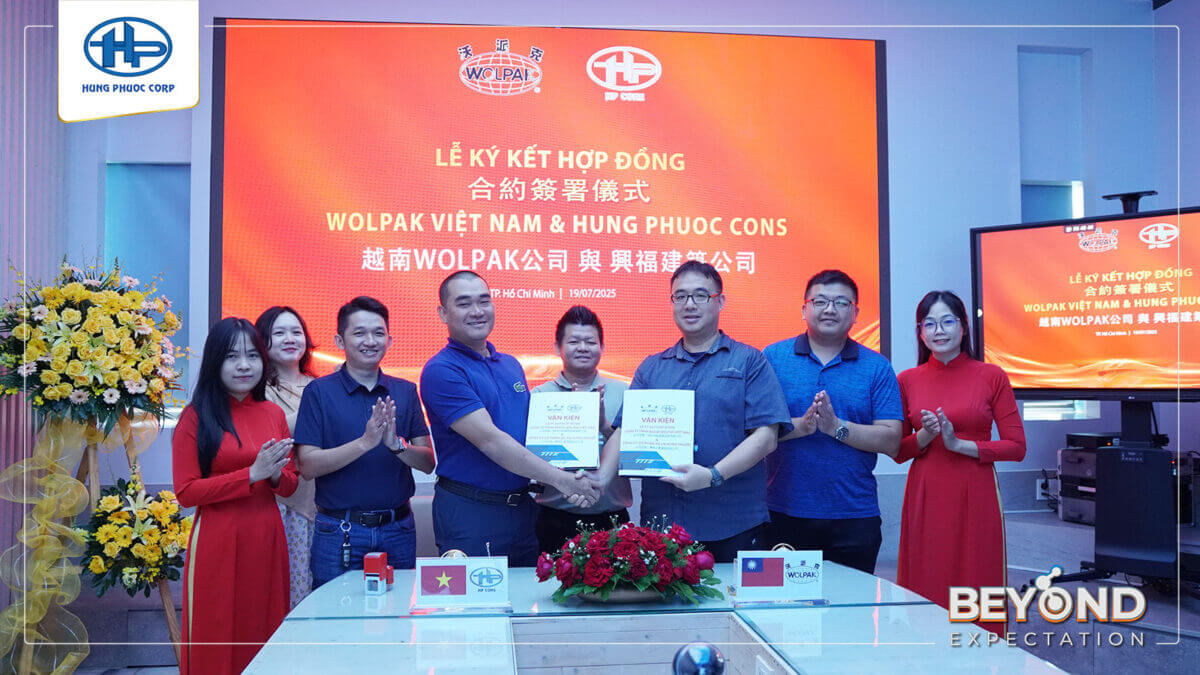 Từ cam kết đến hành động – Wolpak & Hưng Phước chính thức khởi công xây dựng nhà máy bao bì