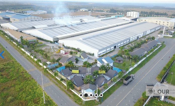 Nhà xưởng Dệt tròn 3 tầng Công ty TNHH Công Nghiệp Dệt Huge Bamboo – CN Bàu Bàng